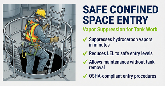 Vapor Suppression for High-Risk Fuel Environments